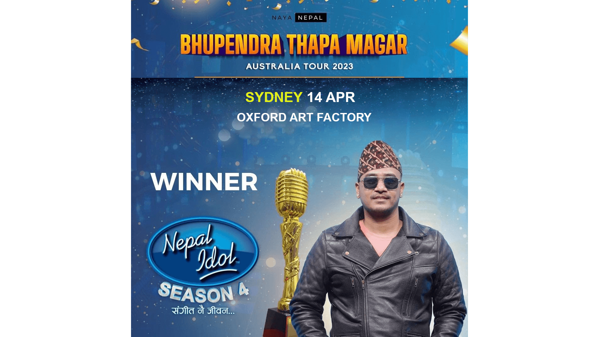 Naya Nepal presents Nepal Idol Season 4 Winner Australia Tour (SYDNEY) - Image 1