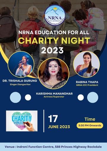 NRNA EDUCATION FOR ALL CHARITY NIGHT 2023 - Image 1