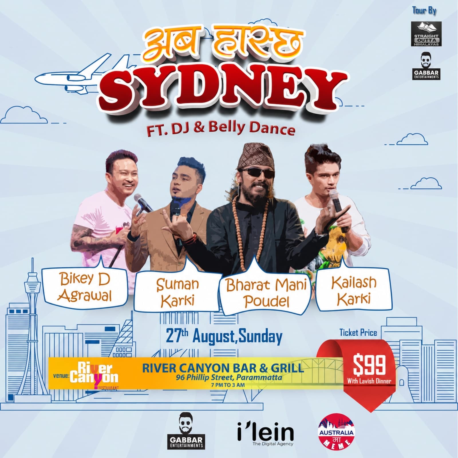 Aba Hascha Sydney Ft Dj & Belly Dance - Image 1